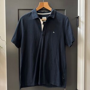 rag & bone Dark Blue Polo Shirt